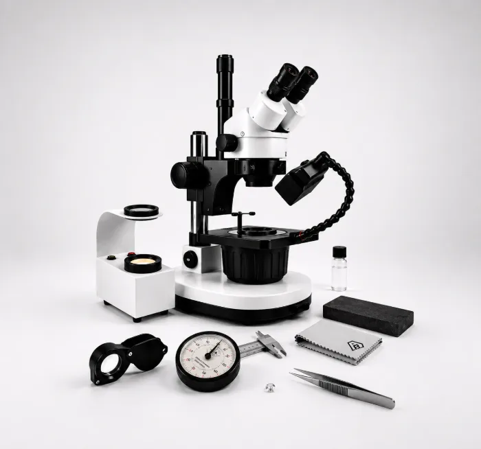Gemological tools and equipment